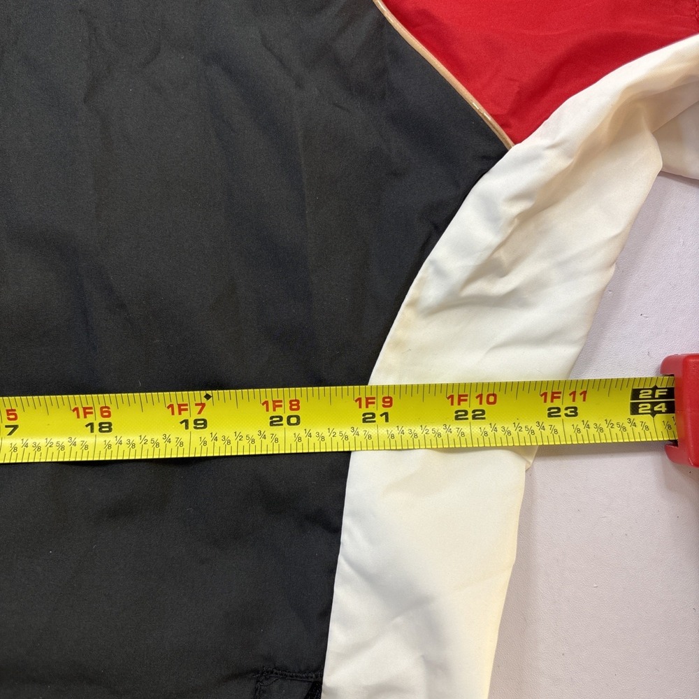 Vtg Pearl Izumi Jacket Mens Size L Black Red Cycling Windbreaker 90s - Picture 9 of 11